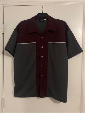 Vintage-Style Bowling Shirt